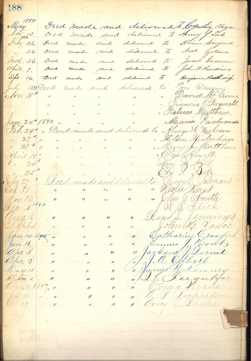 minute book
